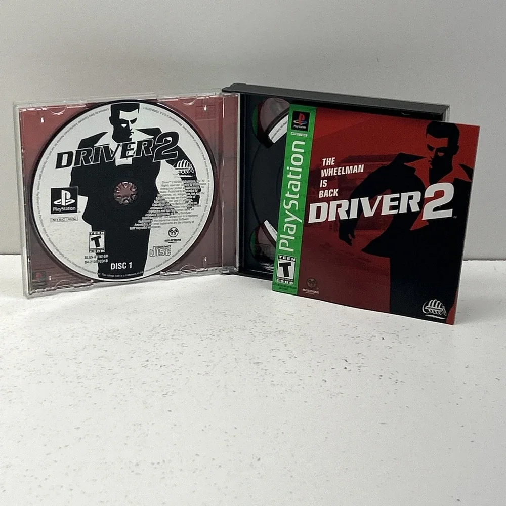 Vintage Complete Driver 2 (Sony PlayStation 1, 2000) Game